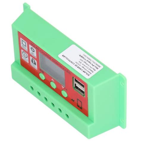 YOSOO contrôleur solaire LCD Régulateur de charge solaire PWM