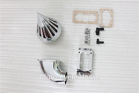 Aliexpress Buy Motorcycle Chrome Spike Air Cleaner Kits Intake