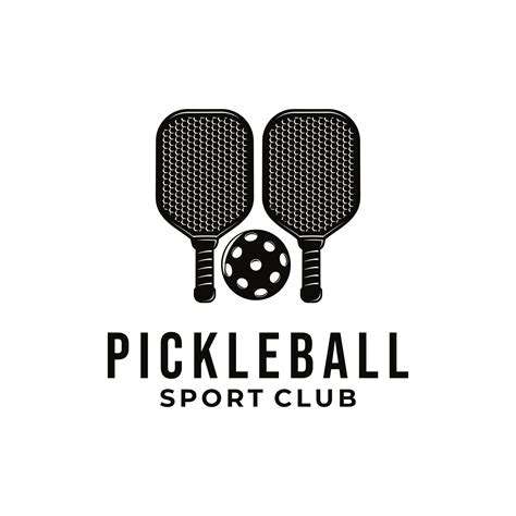 Pickle Ball Sport Graphic Template Pickleball Club Game Tournament