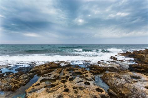 Wallpaper Landscape White Sea Bay Rock Nature Shore Sky