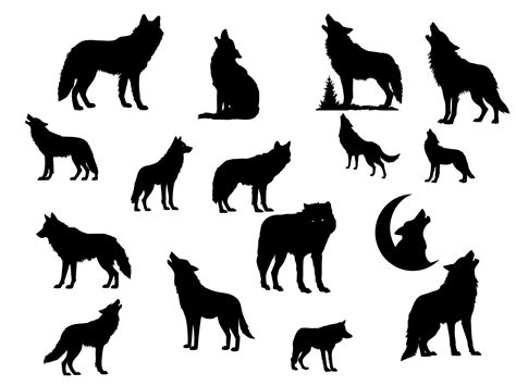 Wolf Silhouette Svg Wolf Svg Wolf Pack Svg Great Wolf Lodge Svg