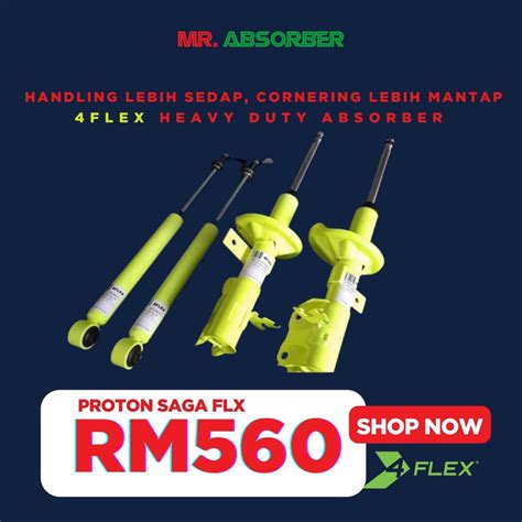 Flex Absorber Saga Blm Fl Flx Vvt Savvy Facelift Heavy Duty Shopee