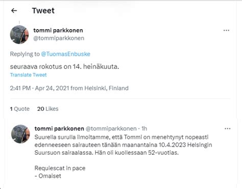 Lauri Paavola on Twitter Tämä ei muuten sitten liity yhtään mihinkään