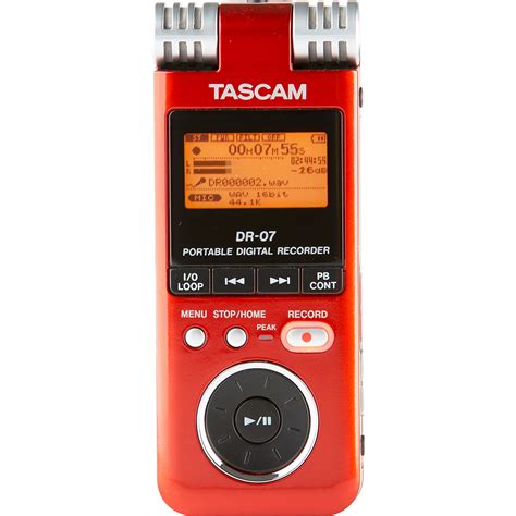Tascam Dr 07 Portable Digital Recorder Musicians Friend