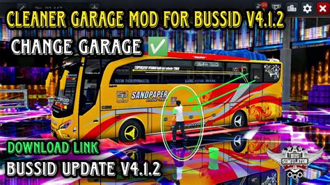 How To Add Garage Cleaner For Bus Simulator Indonesia V Bussid