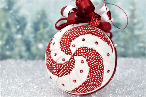 Pinwheel Quilted Ornament Pattern E Book Video Tutorial No Sew