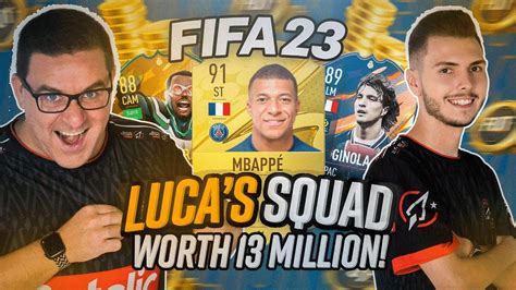 13 Million Squad With Fifa Pro Player Luca Nr1704 And Ricfazeres Youtube