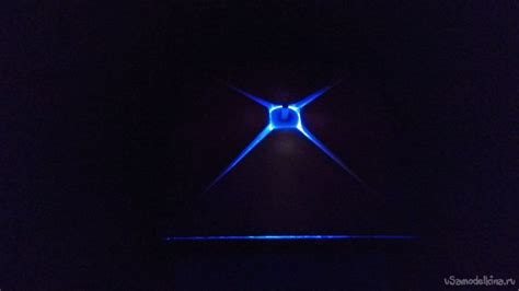 Светильник - ночник на четырех RGB светодиодах