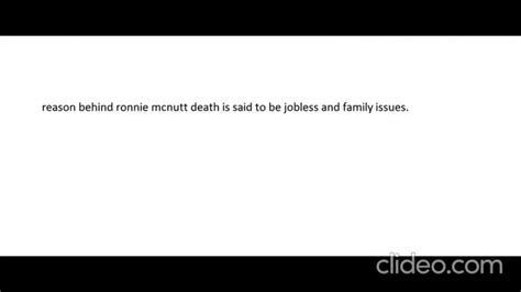 Ronnie Mcnutt Death Video Shot On Live Stream Youtube