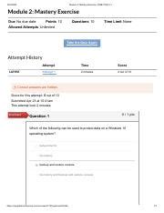 Module Mastery Exercise Sb Its Pdf Module