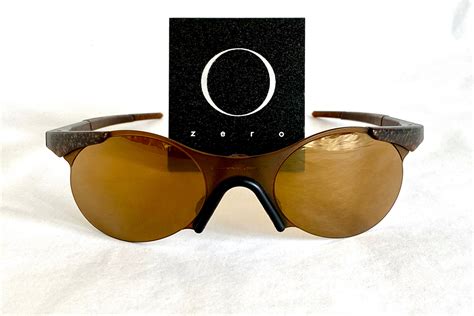 Oakley Zero 04 Glitter Gulch Gold Iridium Vintage Sunglasses Including Zero Store Display