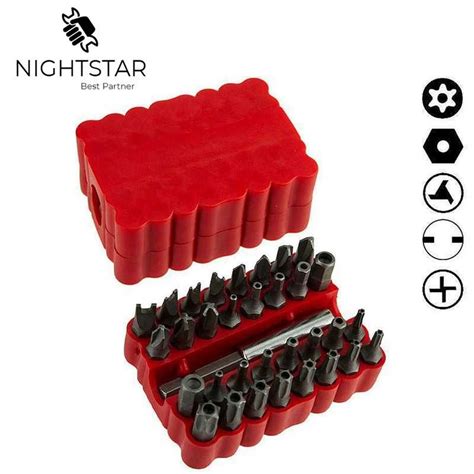 33pcs Screwdriver Tamper Proof Security Bits Set With Magnetic