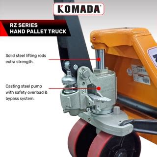 KOMADA RZ SERIES 2 5 3 Ton Hand Pallet Truck Hand Truck Hand