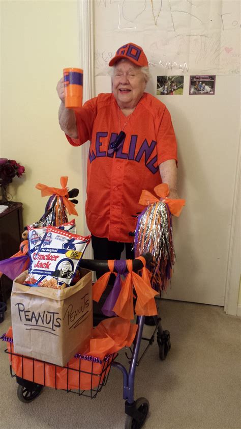 Ceiling Fan Halloween Costume For Grandmom Complete With Decorated