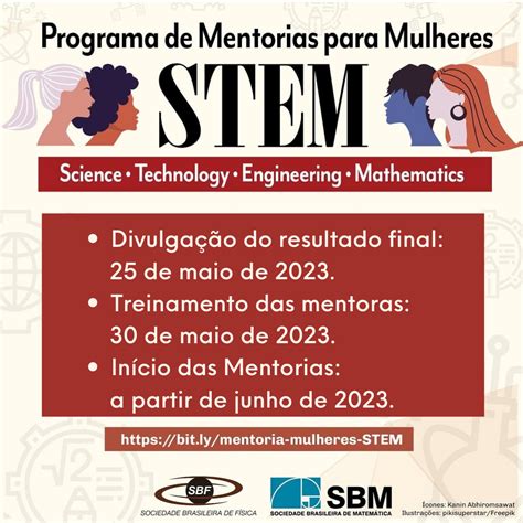 Programa de Mentorias para Mulheres STEM Sociedade Brasileira de Física