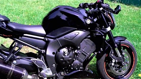 Yamaha Fz1 With Evotech Cafe Racer Handlebar Youtube