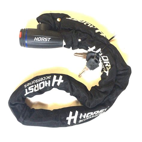 Противоугонная цепь Horst 8Х1200мм, черный 09-100238
