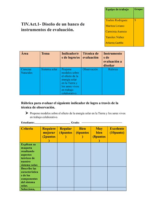 M5 TIV tareas TIV Act Diseño de un banco de instrumentos de