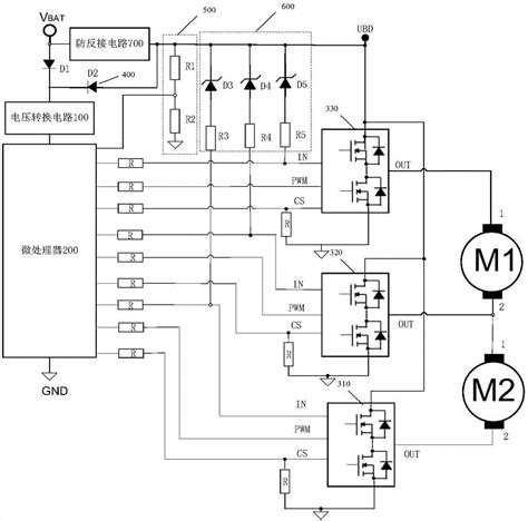 一种电机控制电路的制作方法