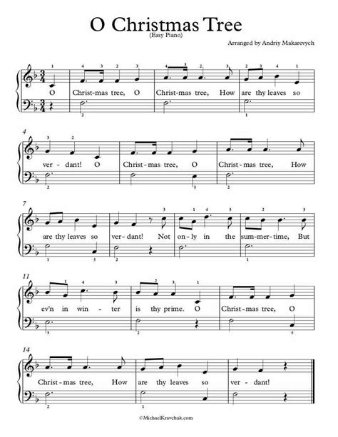 Free Printable Christmas Piano Sheet Music Ten Classical Pieces For The