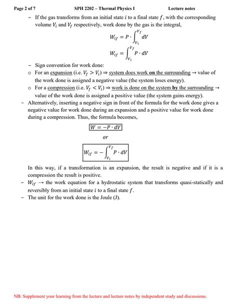 Solution A First Law Of Thermodynamics Thermodyn Work Studypool