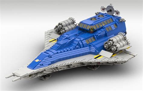 Nebula Class Space Cruiser From Bricklink Studio Bricklink