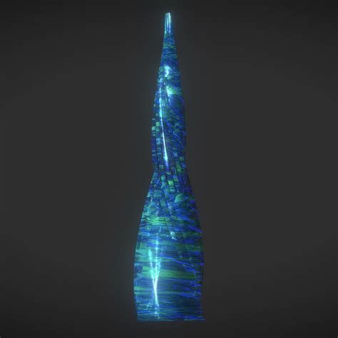 3D PBR Crystal Tower | CGTrader