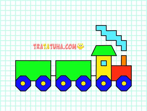 Graph Paper Drawings for Kids