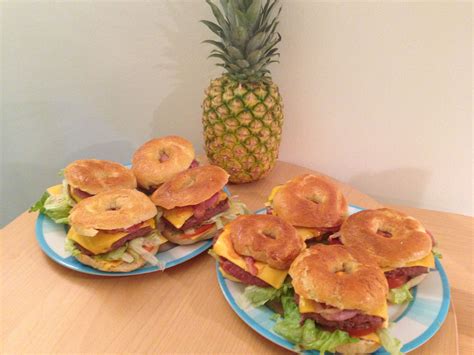 Burger Bagels Recette De Burger Bagels Marmiton