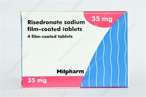 Risedronate Sodium Film Coated Tablets Stock Image C0568547