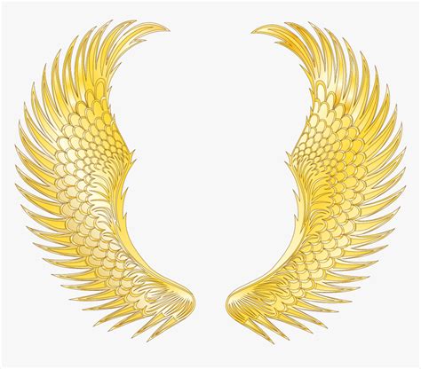 Golden Angel Wings Clip Art