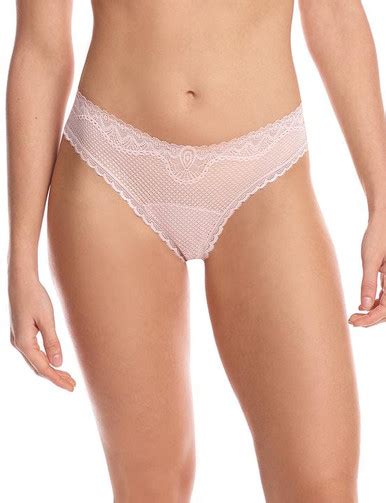 Commando Perfect Stretch Lace Thong Blush Shop Boutique Flirt