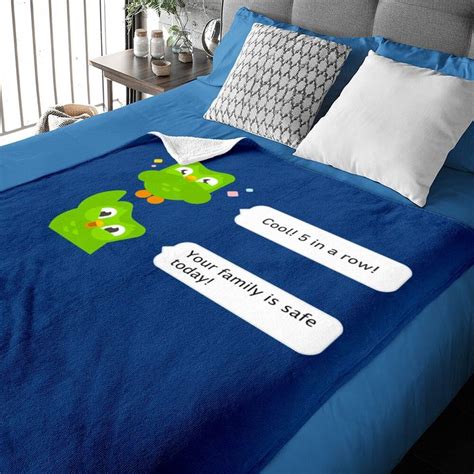 Evil Duo Meme Duolingo Baby Blankets 30 X 40 Royal Blue Sold By