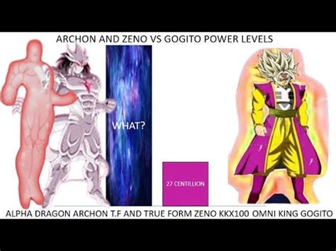 Archon And Zeno Vs Gogito Power Levels YouTube