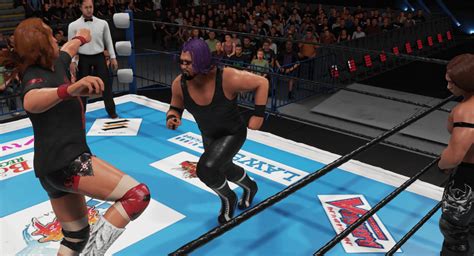 WWE2k19タッグマッチでEVILと内藤が激突イービル石森太二VS内藤哲也BUSHI完グラタン星人のリープフロッグ