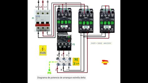 Diagrama Estrella Delta De Un Motor Sistema De Arranque Estr