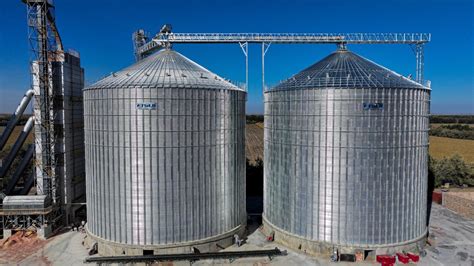 Big Capacity Customized High Level Materials Wheat Corn Grain Silos