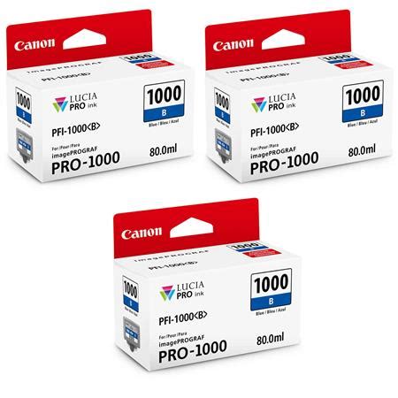 Canon Pack Pfi B Blue Lucia Pro Ink For Imageprograf Pro