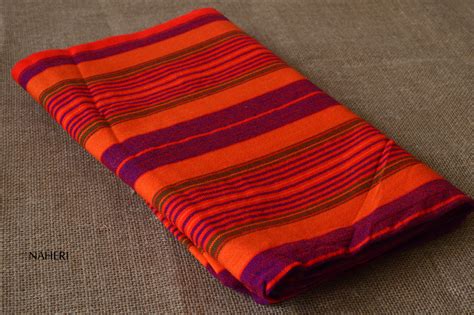 African Maasai Shuka with stripes | NAHERI