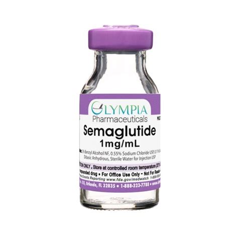 Compounded Semaglutide For Rx And Office Use 1mg ML Olympia Pharmacy