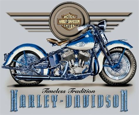 Vintage Harley Davidson Drawings