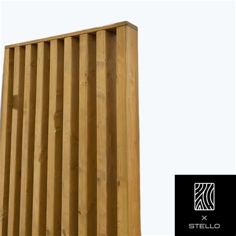 Parete Divisoria Listelli Di Legno L 90 H 270 Cm Separare Gli