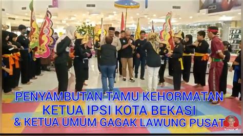 Upacara Adat Silat Gagak Lawung Sambut Ketua Umum Ipsi Kota Bekasi