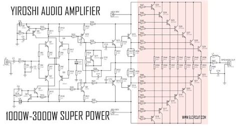 10000 Watts Power Amplifier Schematic Diagram | design diagrom for firing