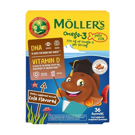 Mollers Omega 3 Junior 36 Gumenih Ribica Okus Cola - Ljekarne Perak ...