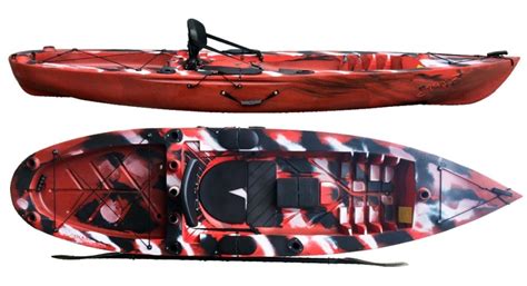 Caiaque Robalo Standard Caiaker Vermelho Camuflado Albacoa Pesca