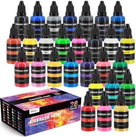 Amazon Airbrush Paint Set Colors Airbrush Paint Water Based