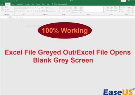 How To Fix Excel File Greyed Out Easy And Quick