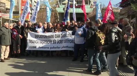 Kesk Ten Ankara Da Maa Zamm Protestosu En D K Kamu Emek Isi