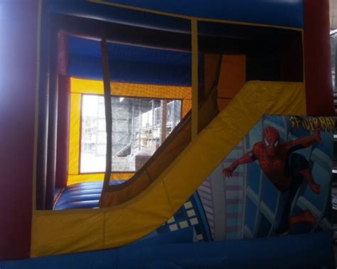 Crazy Bouncy Castle Hire Perth Jumping Castles Spiderman Large Bouncy